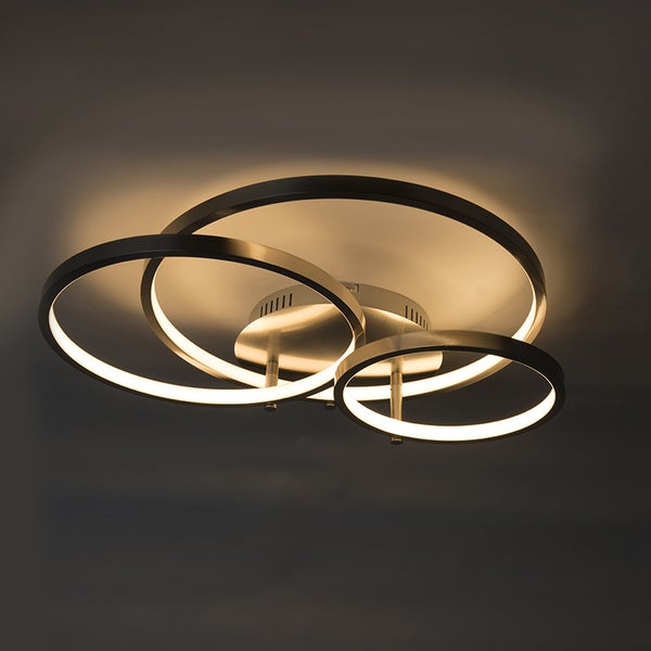 Deckenleuchte mit drei Ringen für Innenräume