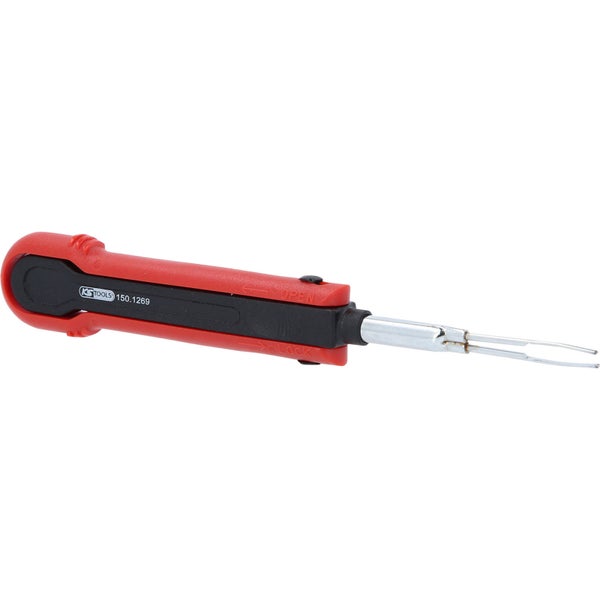KS TOOLS Entriegelungswerkzeug für Flachstecker/Flachsteckhülsen 2,8 mm 4,8 mm 5,8 mm 6,3 mm (AMP Tyco JPT AMP Tyco SPT AMP Tyco TAB Delphi HVF2 GHW DFK GHW MDK 3) - 150.1269