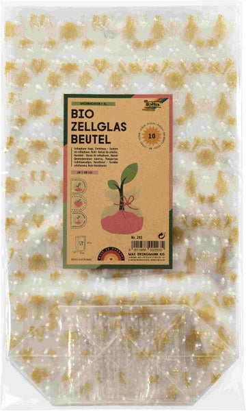 Folia  Bio Zellglasbeutel XL Weihnachten, 180x300mm, 10 Stück