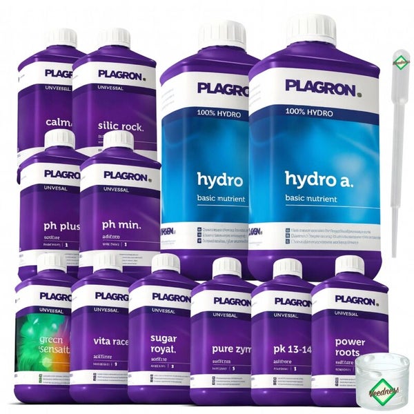 Plagron Dünger Komplettset mit verschiedenen Nährstoffen und Zusätzen für Pflanzen