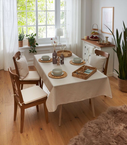 FRANK FLECHTWAREN | Kissenhülle Maison naturelle, BAUMWOLLE, POLYESTER, 45 x 45 cm