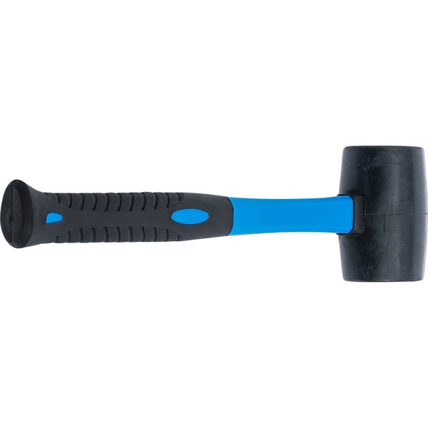 BGS Gummihammer Fiberglasstiel schwarzer Kopf Ø 50 mm 250 g - 1960
