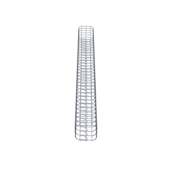 Gabionensäule 17 x 17 cm, MW 5 x 5 cm eckig - Höhe: 1,60 m