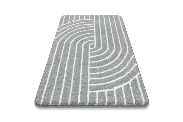 Badteppich Grau Hilda WECONhome Basics 70x120 cm