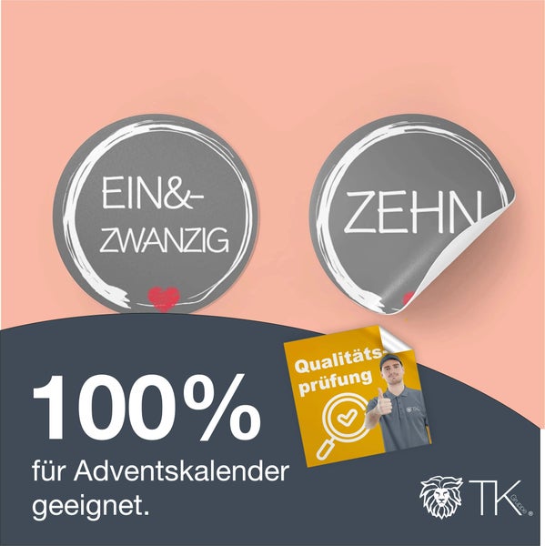 Eignungshinweis für Adventskalender: 100 Prozent geeignet