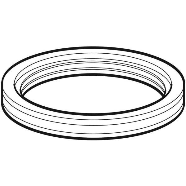 Profilierter Dichtungsring für Installationen