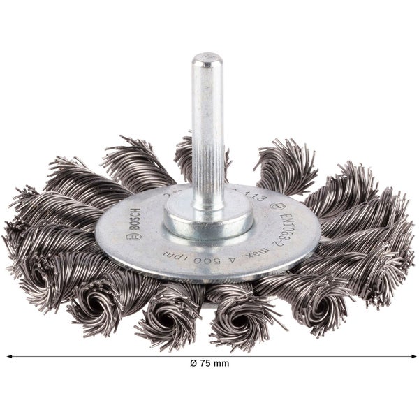 Bosch PRO Metal heavy Scheibenbürste 75 x 0,50 mm gerader Schaft - 2608622113