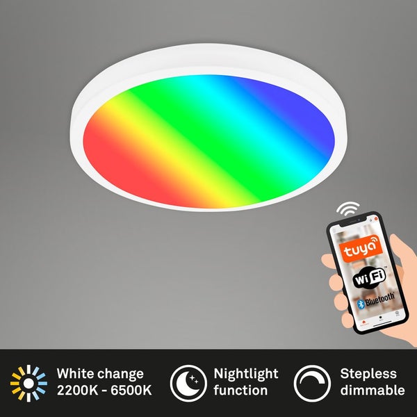 WiFi TUYA + Bluetooth RGB/W CCT LED panel, LED/21W