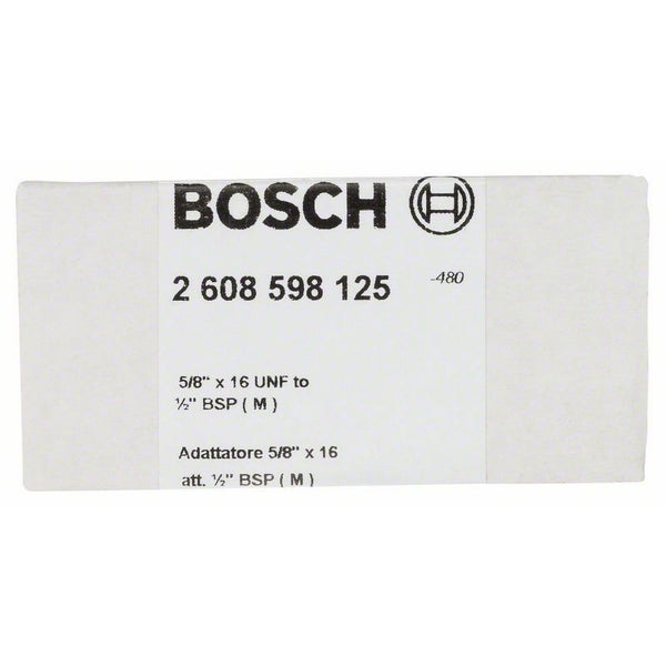 Bosch Adapter 5/8 Zoll x 16 UNF auf 1/2 Zoll BSP