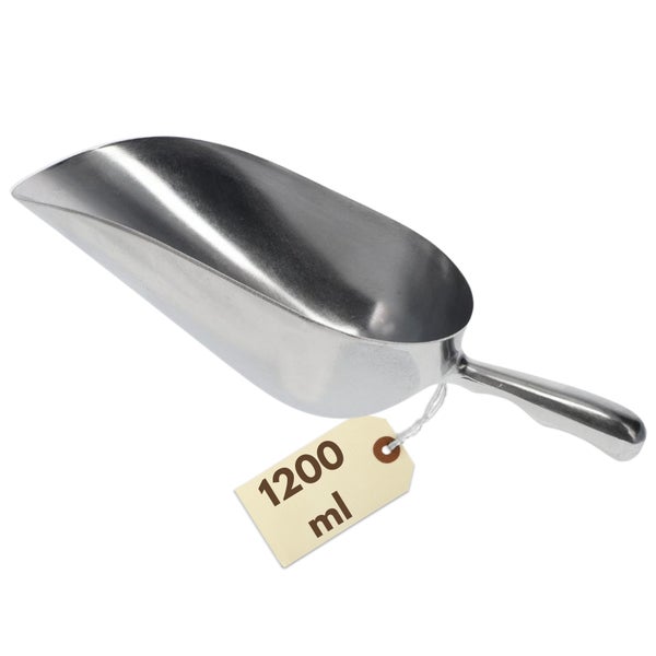 Metallschaufel mit einem Fassungsvermögen von 1200 Milliliter