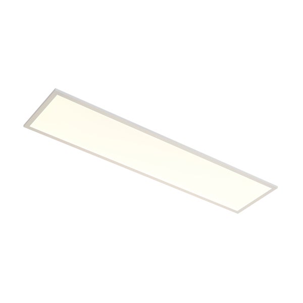 Rechteckiges LED-Panel für die Decke, flaches Design.