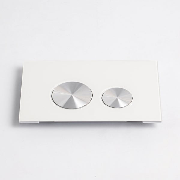 Toilettenspülplatte mit zwei Tasten