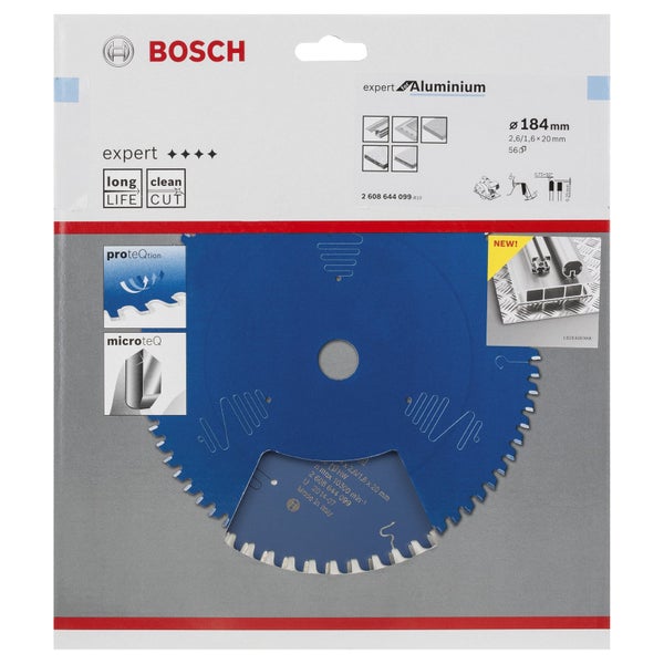 Bosch Expert Aluminium Sägeblatt, 184 Millimeter Durchmesser