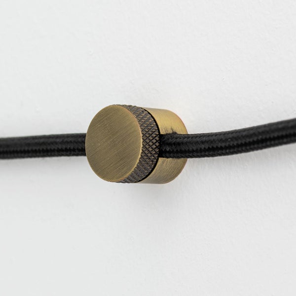 Wand und Deckenpin Kabelhalter Ø 19 mm Metall Antik 3 Stück