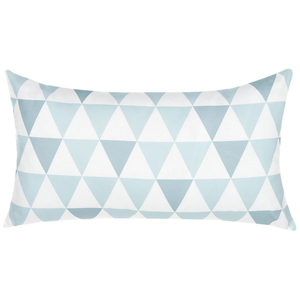 Gartenkissen TRIFOS Geometrisches Muster 40 x 70 cm Blau