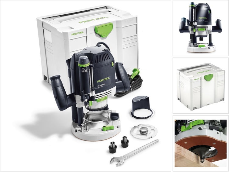 Festool OF 2200 EB-Plus Oberfräse 2200W 80mm Hub ( 574349 ) + Zubehör + Systainer