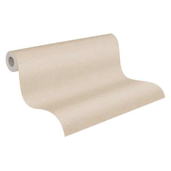 A.S. Création Tapete Uni Beige - 53 cm x 10.05 m - AS-389252