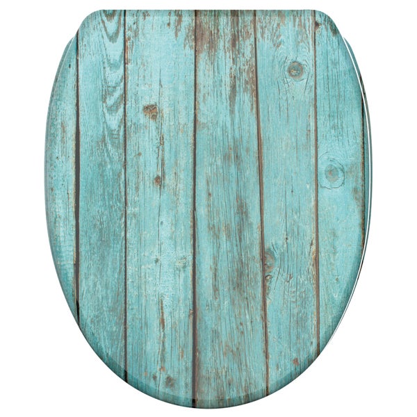 Toilettendeckel mit Holz-Optik