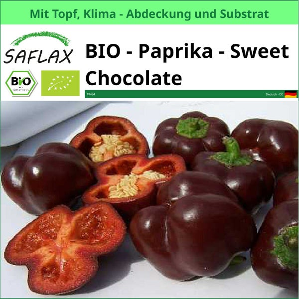 Bio Paprika Sweet Chocolate von Saflax