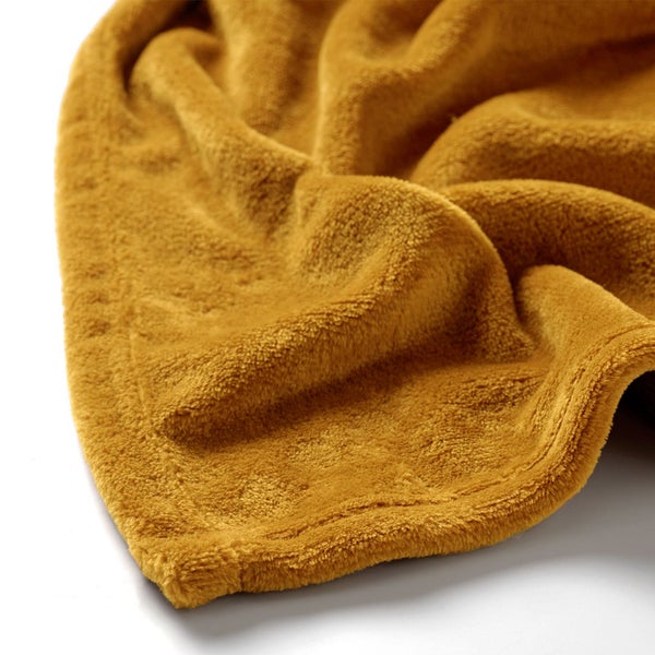 Gelbe Kuscheldecke