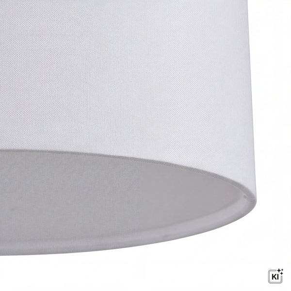 Runder Lampenschirm aus Textil als Ersatzteil für Leuchten