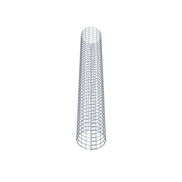 Gabionensäule Durchmesser 27 cm MW 5 x 5 cm rund - Höhe: 190 cm