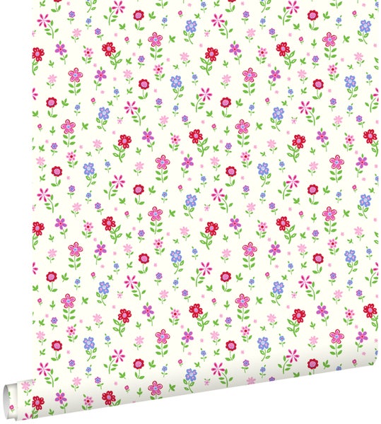 ESTAhome Tapete Blumen Multicolor - 53 cm x 10,05 m - 137319