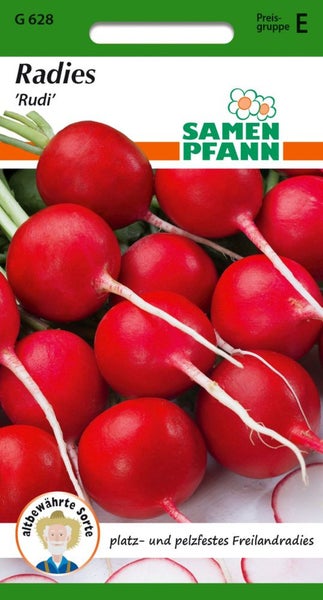 Radieschen 'Rudi' Samenpackung von Samen Pfann