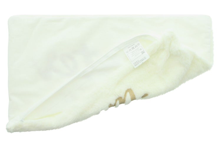 Kissenbezug aus Polyester mit Reißverschluss und Pflegehinweisen