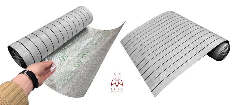 Selbstklebende Folie mit Holzoptik auf Rolle