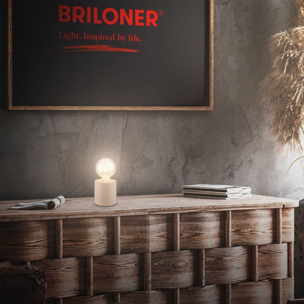 Tischlampe Tischleuchte Schlafzimmer Büro Kabelschalter Keramik Flur
