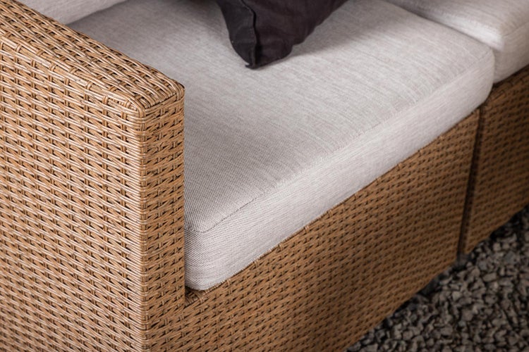 Vamos Loungeset 2 Teile sandfarben,natur. 1 X 1 X 1 cm
