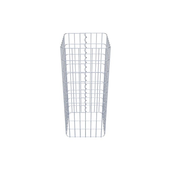 Gabionensäule 37 x 37 cm, MW 5 x 10 cm eckig - Höhe: 0,90 m