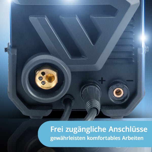 Schweissgerät mit den Massen 350 mm, 460 mm und 210 mm