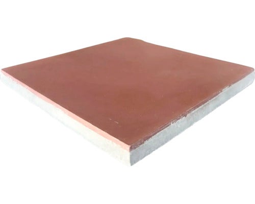 Zement Wand- und Bodenfliese Uni 9.2 chestmut 20x20x1,6 cm