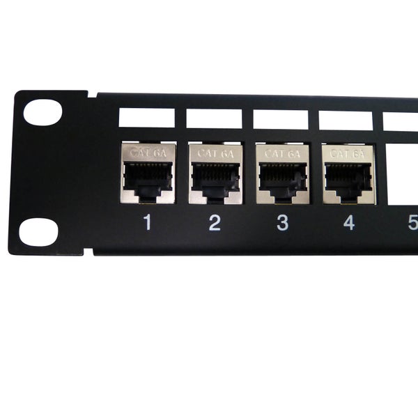 ProfiPatch Keystone RJ45 Buchse Cat6a Verbinder Kupplung 10 Gigabit STP Netzwerk Adapter für Patchpanel, Netzwerkdose, Verlegekabel