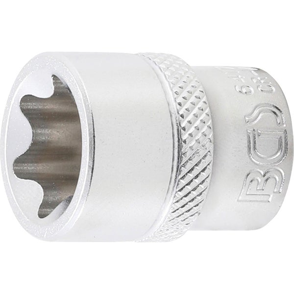 BGS Steckschlüssel-Einsatz E-Profil Antrieb Innenvierkant 10 mm (3/8) SW E18 - 6417