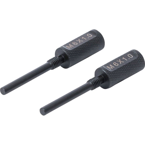 Zwei M6x1.0 Gewindeeinsätze