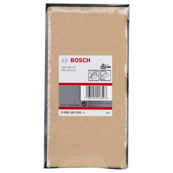 Bosch Lochwerkzeug für ungelochte Schleifblätter, 93 x 230 mm, 8 -2608190016