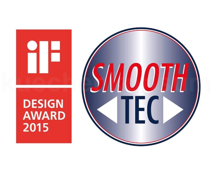 iF Design Award 2015 Logo und Smooth Tec Technologie Siegel.