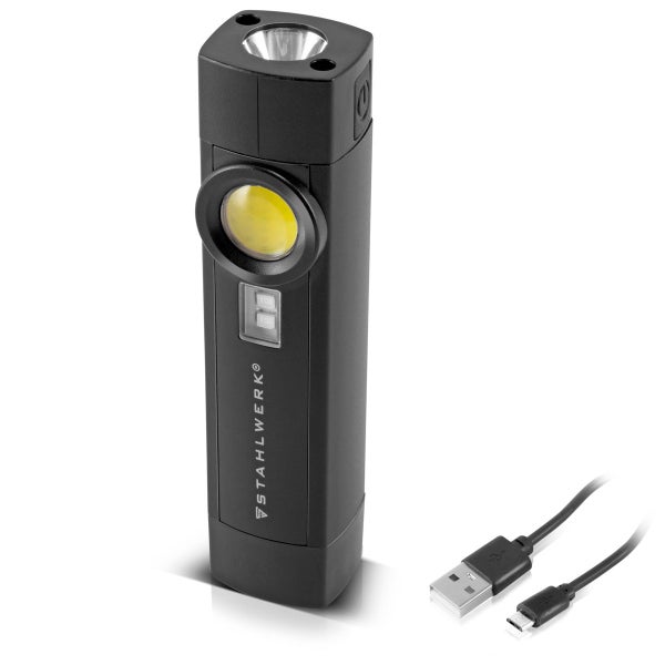 Stahlwerk LED-Arbeitsleuchte mit USB-Kabel