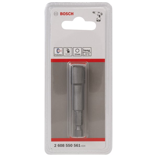 Bosch Steckschlüssel, 65 x 10 mm, M 6, Tiefenanschlag -2608550561