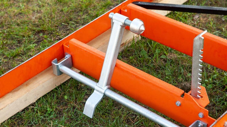Wood-Mizer LX50START Sägewerk mit 9PS Benzinmotor - 3,2m Schnittlänge - verlängerbar