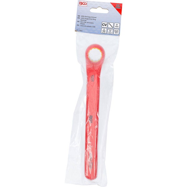 BGS VDE-Einringschlüssel tief gekröpft SW 21 mm - 72021