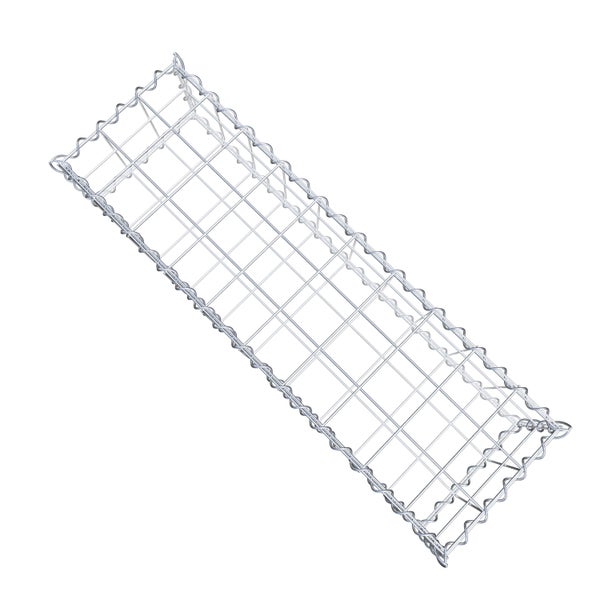 Gabione 100 cm x 20 cm x 30 cm (L x H x T), Maschenweite 10 cm x 10 cm, Spirale