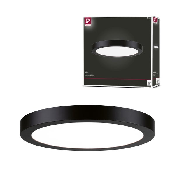 LED Panel Abia rund 300mm 22W 2200lm 4000K Schwarz