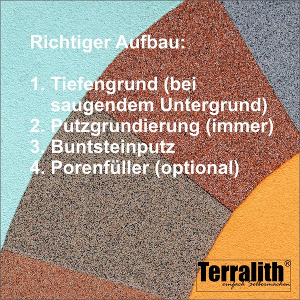 Terralith Buntsteinputz Mosaikputz 1mm -15 kg- BSP1055