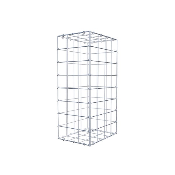 Gabione 80 cm x 40 cm x 30 cm (L x H x T), Maschenweite 10 cm x 10 cm, C-Ring