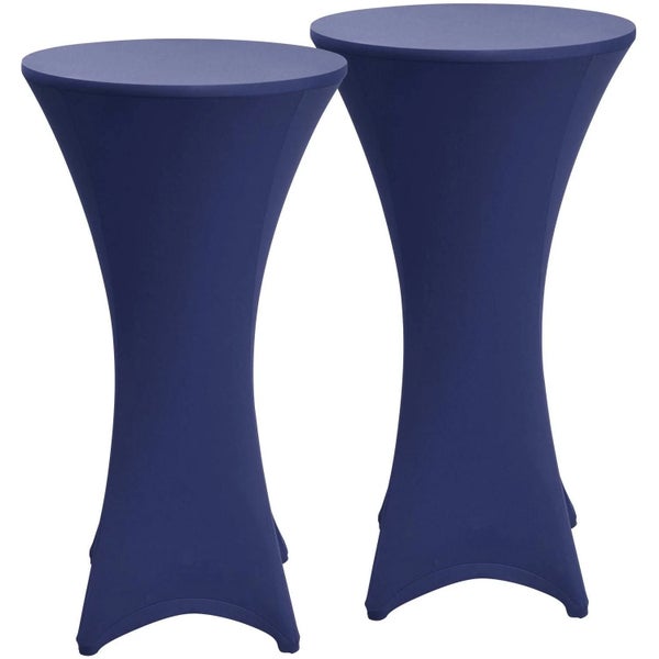 Zwei Stehtische mit stretchhusse