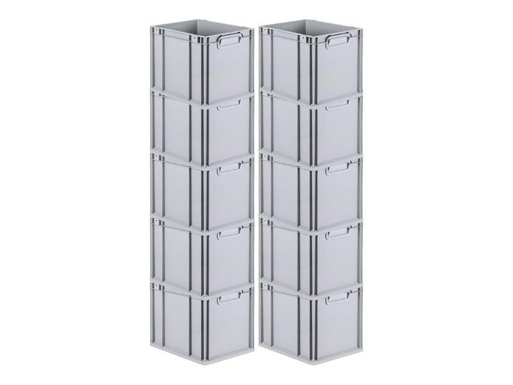 PROREGAL SparSet 10x Eurobox NextGen Grip HxBxT 32 x 30 x 40 cm 30 Liter
